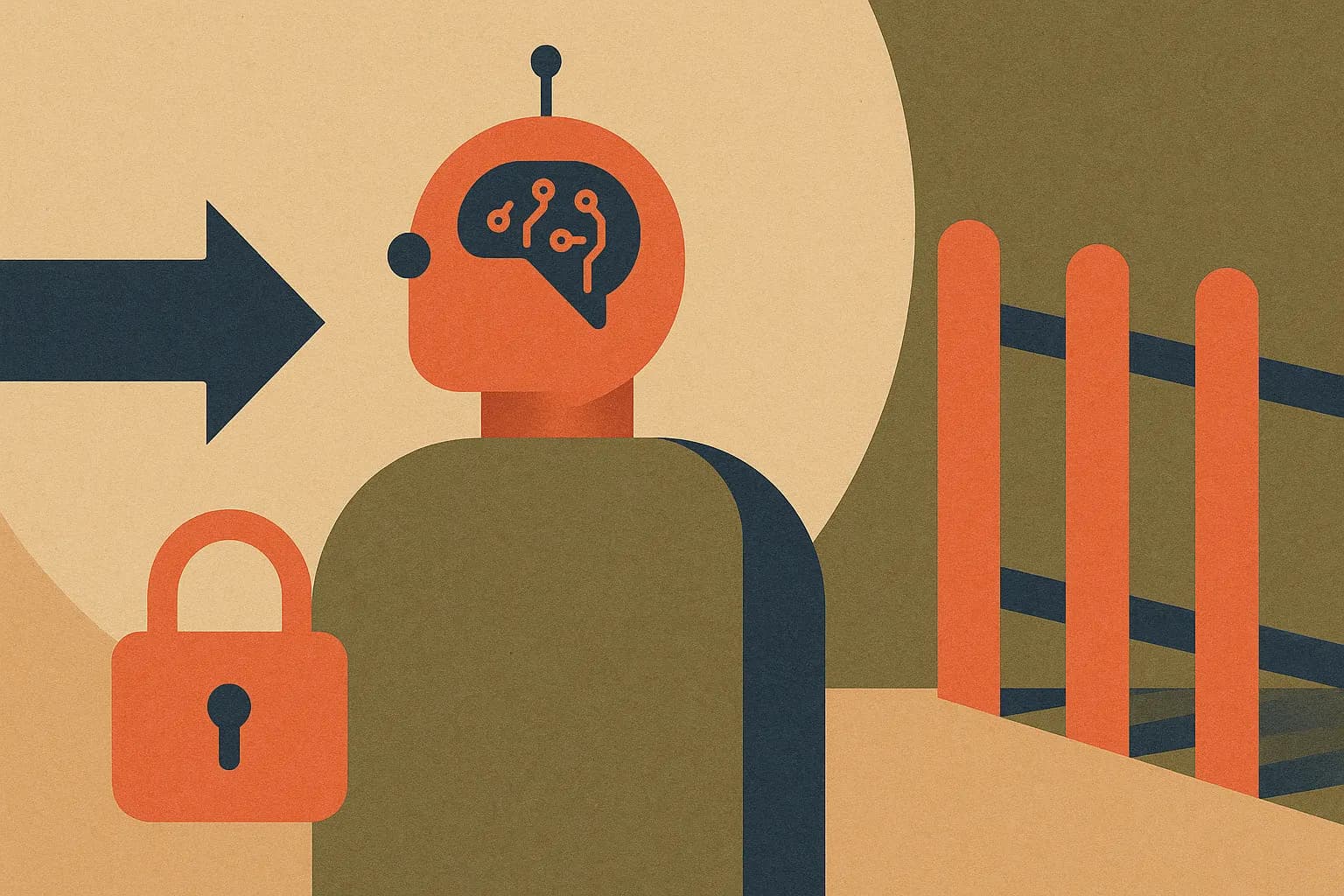 AI-generated editorial illustration for Why AI Coding Agents Need the Same Guardrails as CI
