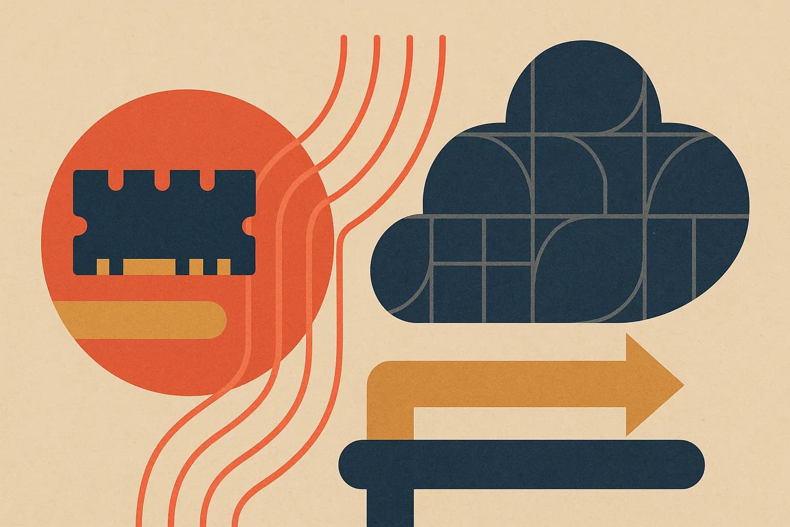 AI-generated editorial illustration for Why DDR5 Bandwidth Kills Local LLM Throughput