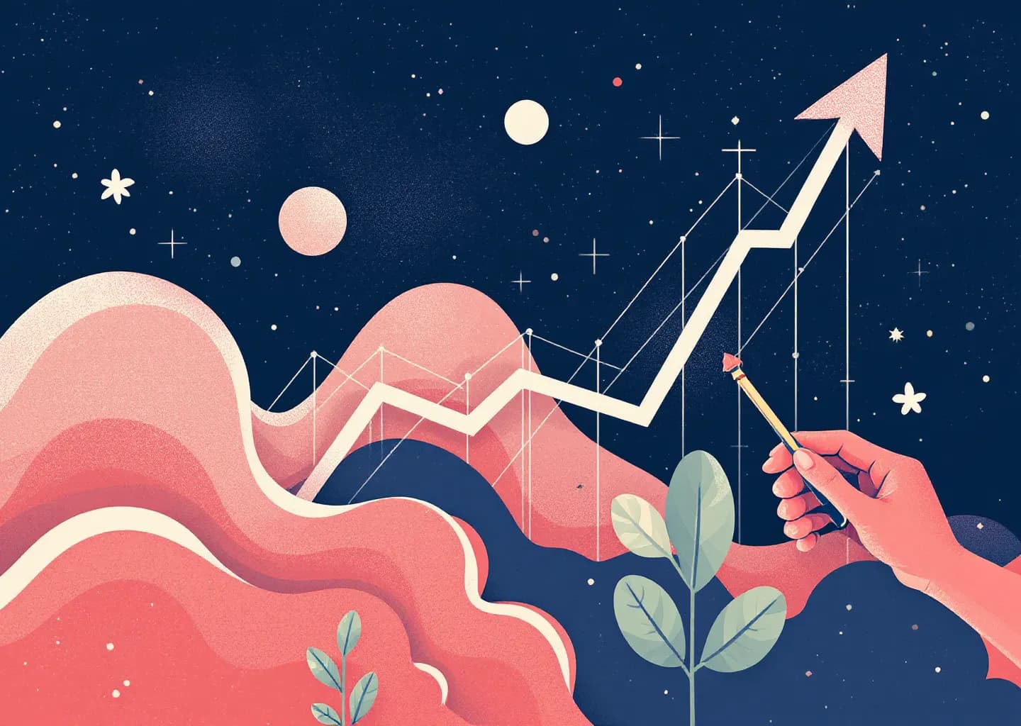 Editorial illustration representing to Calculate the True ROI of Your Enterprise AI Automation