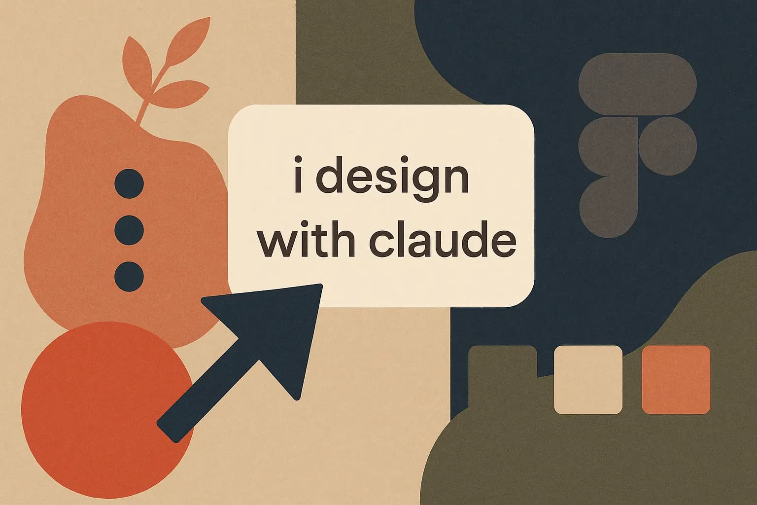 AI-generated editorial illustration for Why Teams Start i design with claude Before Opening Figma
